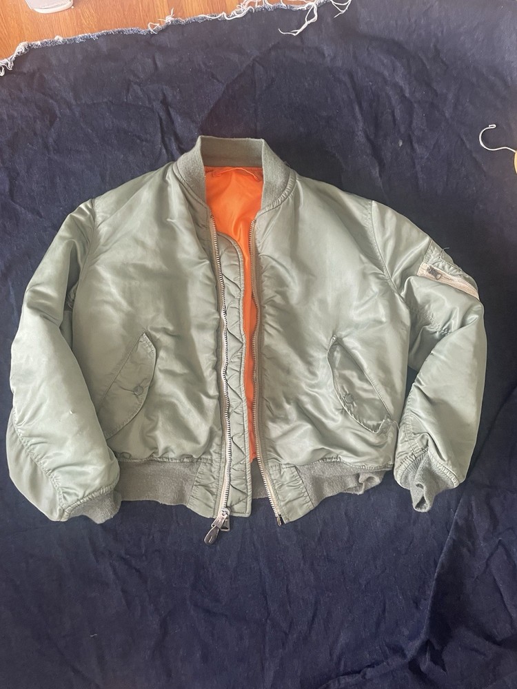 Flight Jacket MA-1 Last Flight Status Model Original MIL-J-8279E Reversible