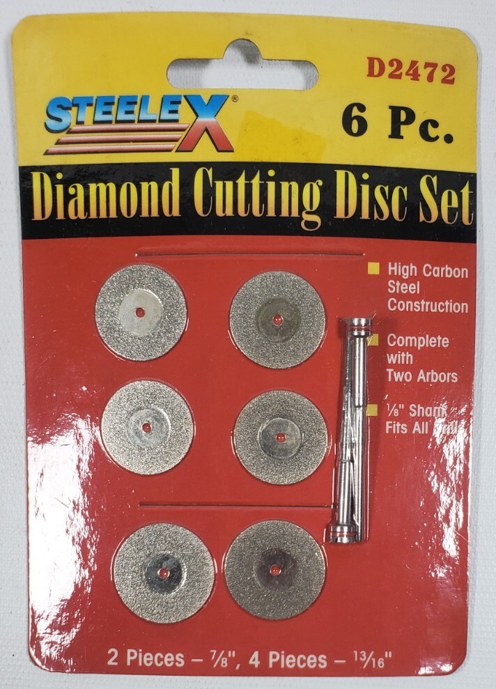 Steelex D2472 Diamond Cutting Disc Set, 6-Piece