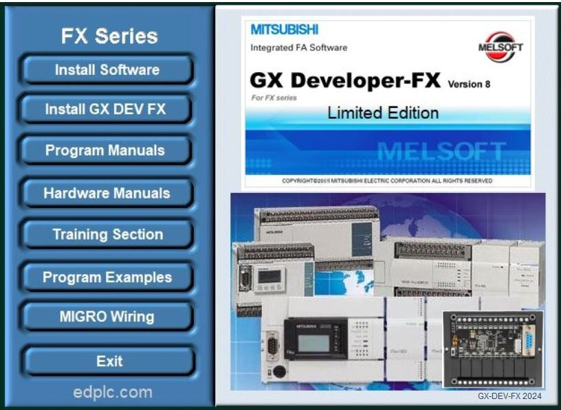Migro PLC Developer Ladder Logic Programming Software DVD