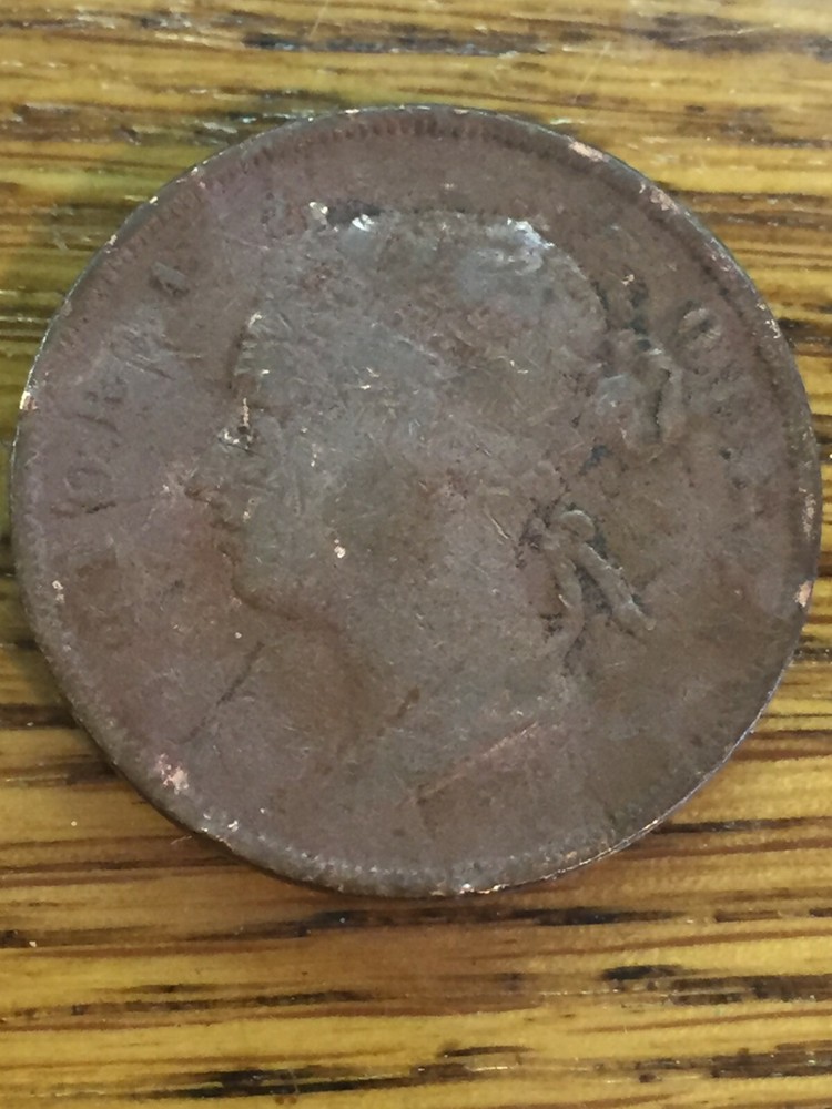 BRITISH COIN ONE CENT STRAITS SETTLEMENTS