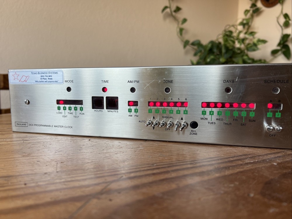 Rauland 2424 Programmable Master Clock