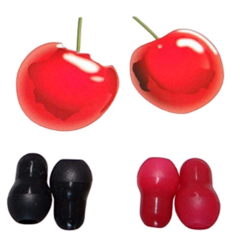 Cherry Soft Sealing Stethoscope Eartips Black Cherry, Red