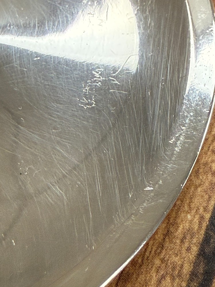 Italian 800 Silver Small Footed Lidded Compote Candy Dish