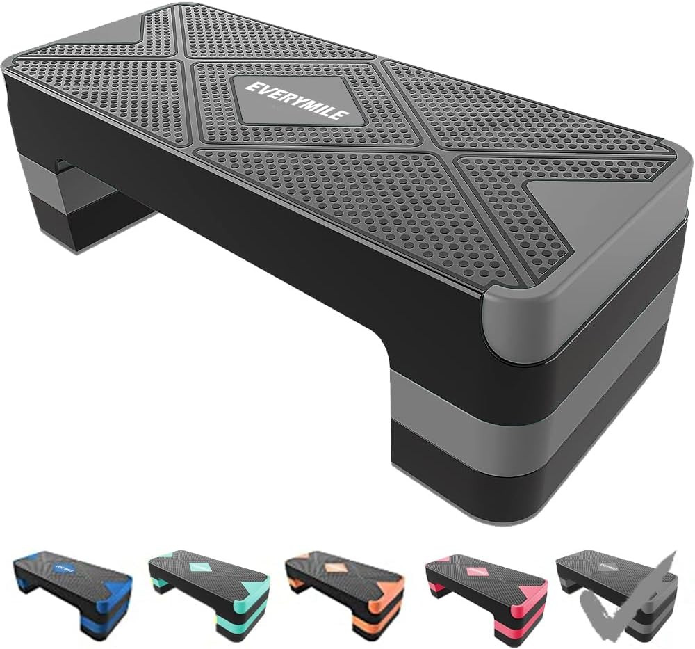 Aerobic Exercise Step, Adjustable Aerobic Stepper for Exercise, Workout Step Pla