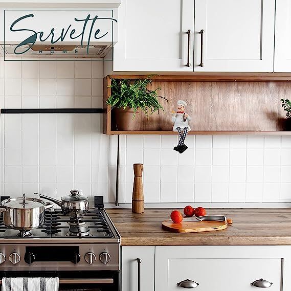 Chef Kitchen Décor Shelf Sitters with Long Legs