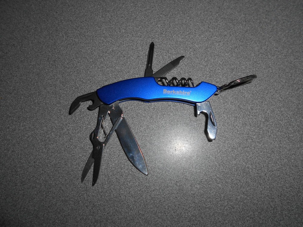 Keychain deluxe compact multi tool pocket knife Berkshire pre owned