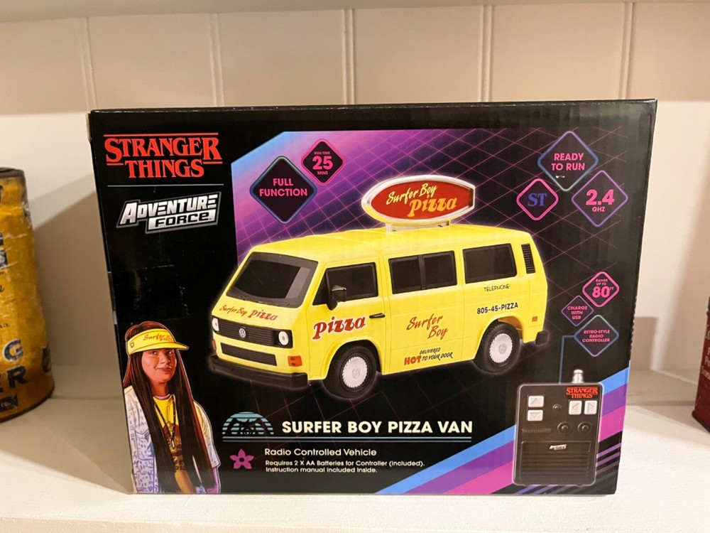 Surfer Boy Pizza Remote Control Van - Stranger Things - Vanagon - Argyle