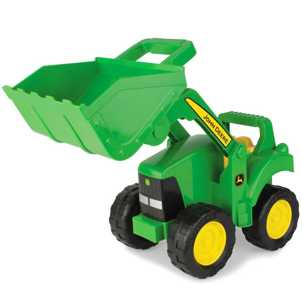 TOMY John Deere Big Scoop Tractor with Loader, 15 in.