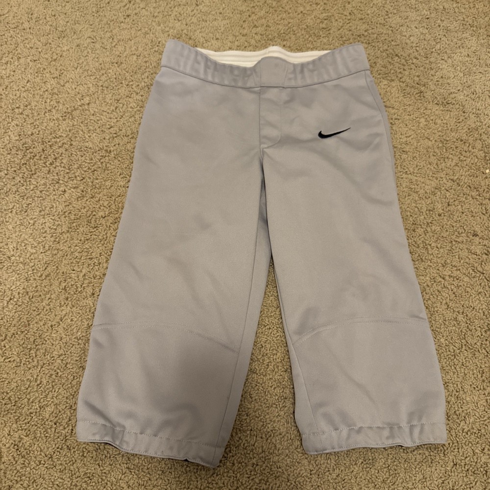 Nike Womans Core FP Athletic Pants Grey Size Small #399217-052