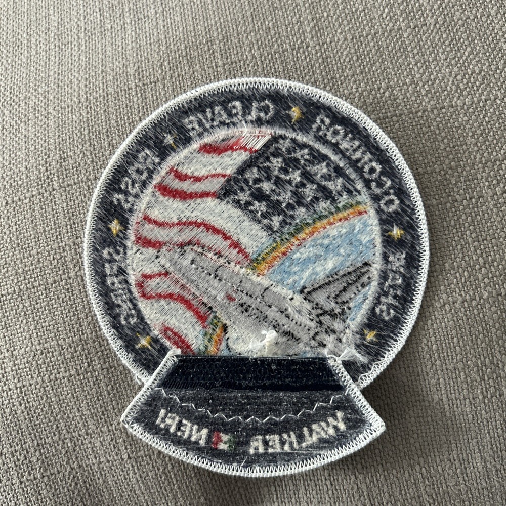 NASA Space Shuttle Patch Shaw O'Connor Cleave Ross Spring Walker Neri Power 4"