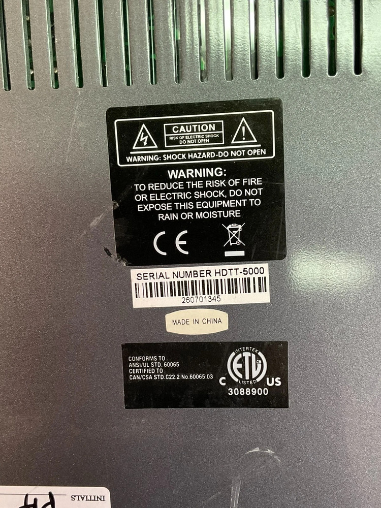 Vintage Cortex HDTT-5000 DJ Turntable DSP Effects Streaming Controller -Black