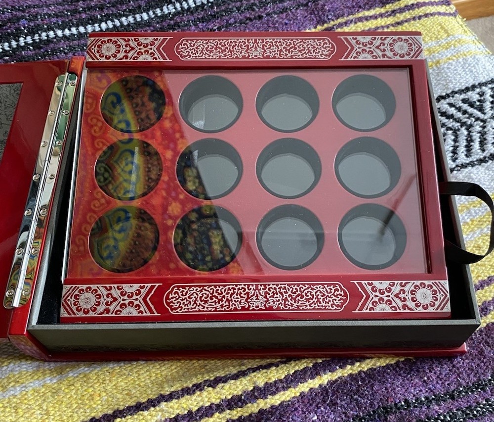 Empty 2010-2021 Silver $15 Lunar Lotus 12-Year Display Case