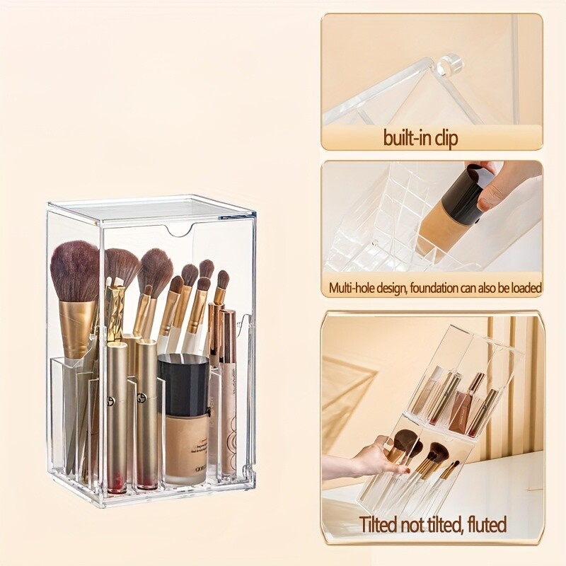 No - Installation Acrylic Brush Holder