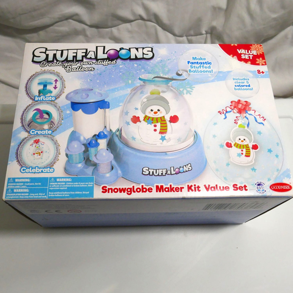 Stuffaloons Snowglobe Maker Kit Value Set Snowman