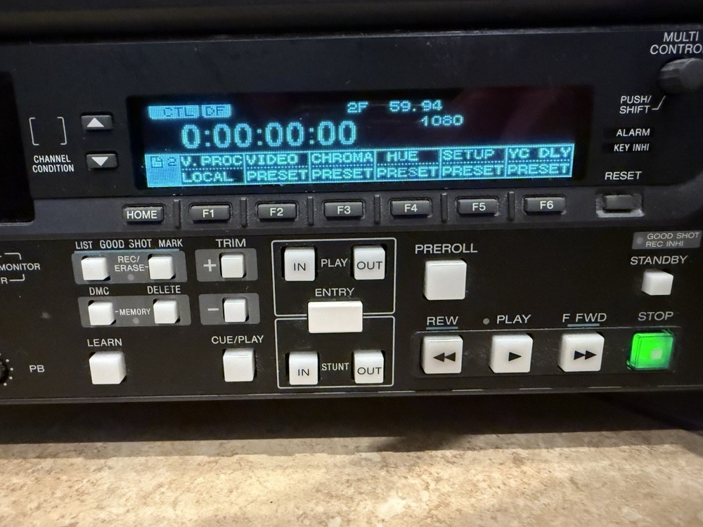 Sony HDW-M2100 HDCAM Prostudio Editing Player