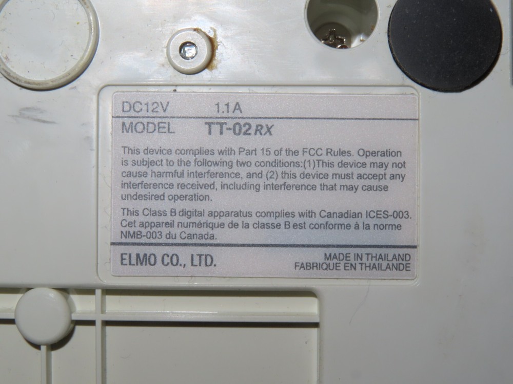 3x - Elmo TT-02RX Teachers Tool Digital Visual Presenter Document Camera