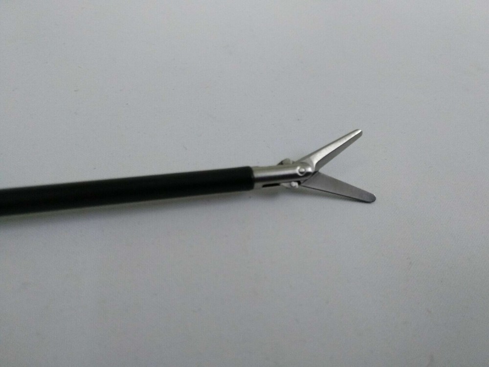 New Laparoscopic Straight Scissors Double Action Inserts Forceps Instruments 5mm