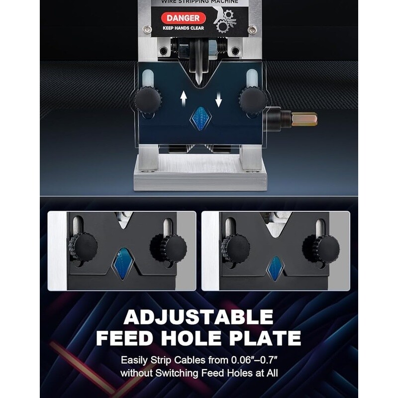 Manual Wire Stripping Machine Tool Drill Powered Cable Stripper Scrap Wire New