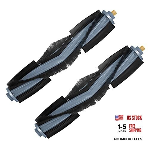 2 Pack Replacement Roller Brushes Compatible for ECOVACS DEEBOT X1 2Main Brush