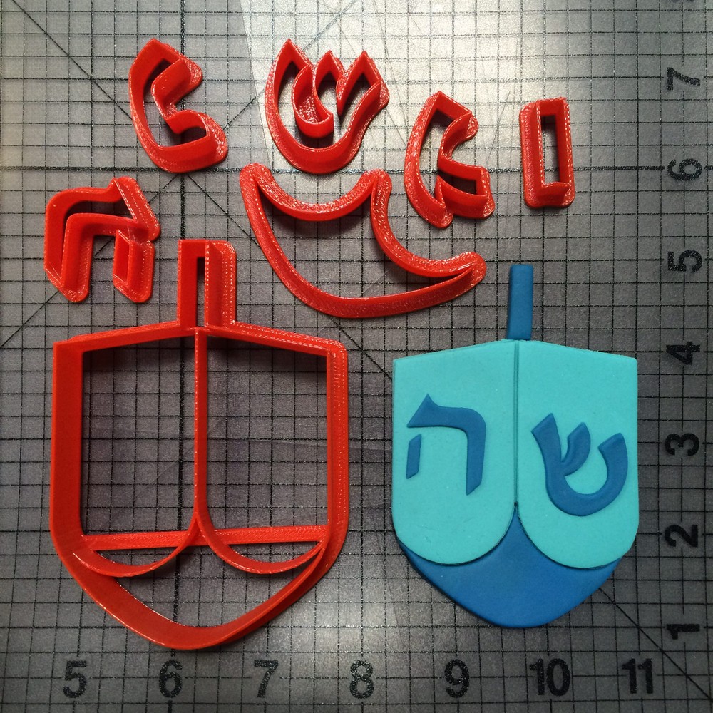 Dreidal 100 Cookie Cutter Set