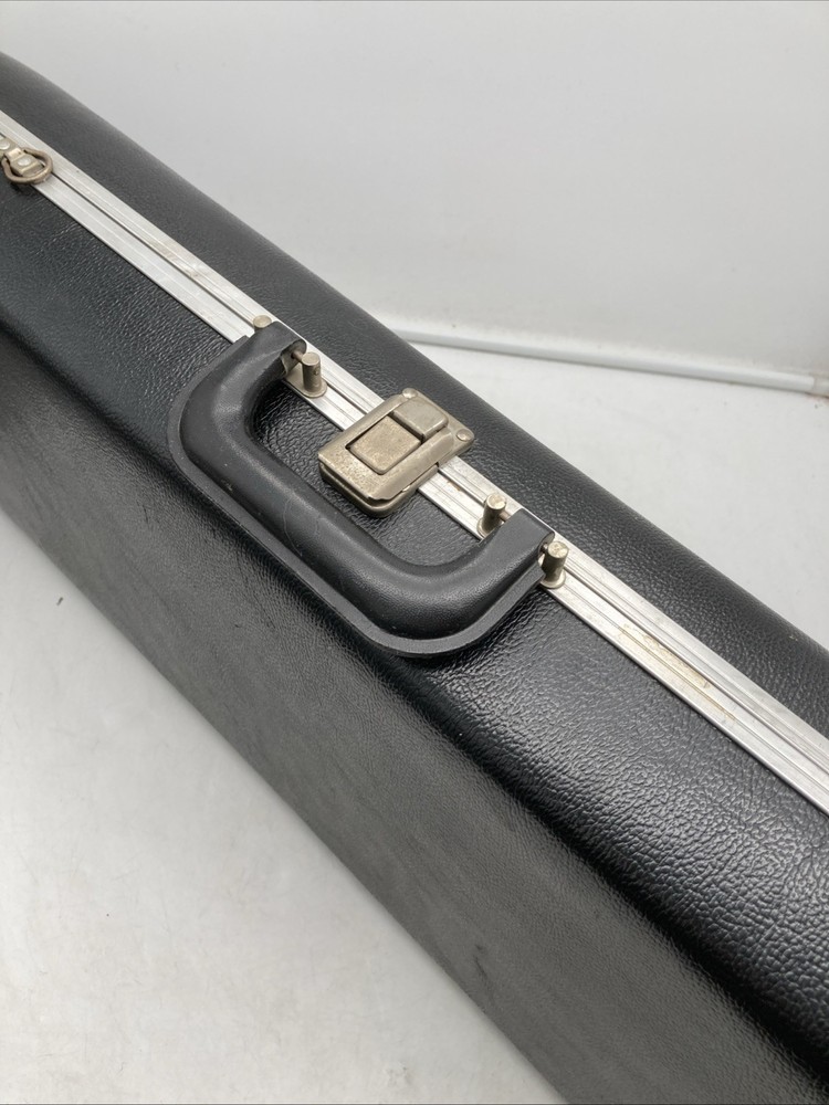 4/4 Violin Hard Shell Case w/ Plush Interior, 3 Compartments, Storage for 2 Bows