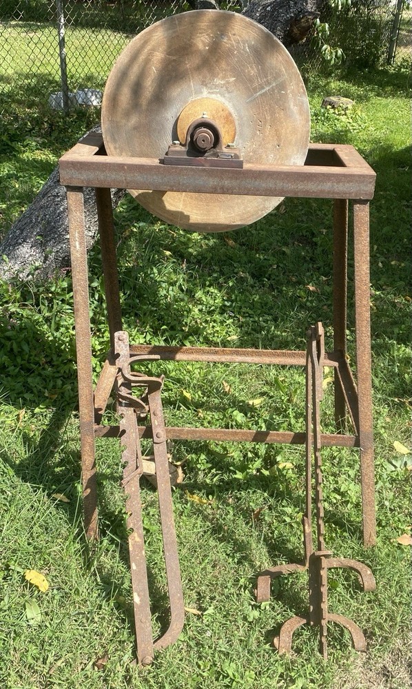Antique Grinding Wheel