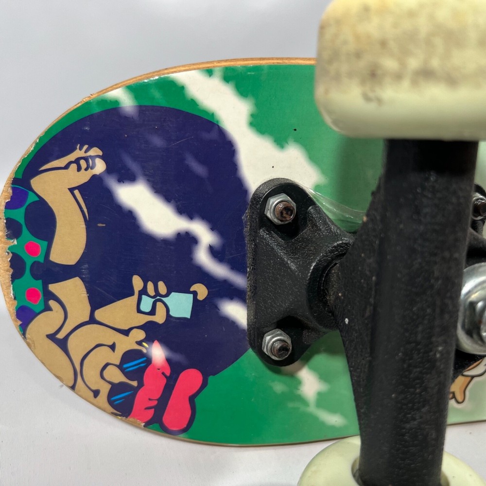 Vintage Street Rollers Mini Skateboard Complete Wheels Graphic 17x5