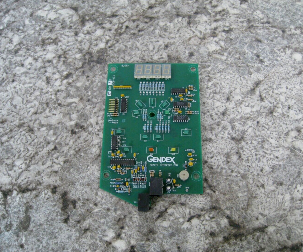 Gendex 124-0255 765DC Dental X-Ray Remote Interface Control Panel Circuit Board
