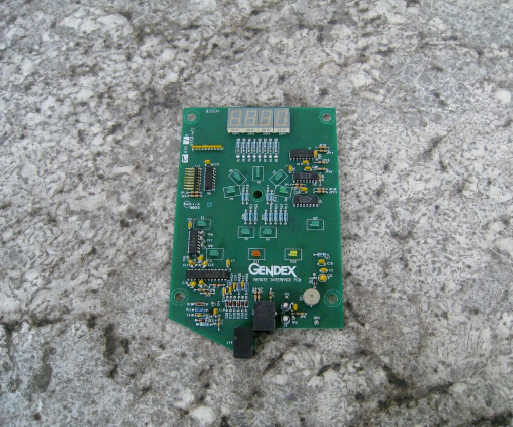 Gendex 124-0255 765DC Dental X-Ray Remote Interface Control Panel Circuit Board