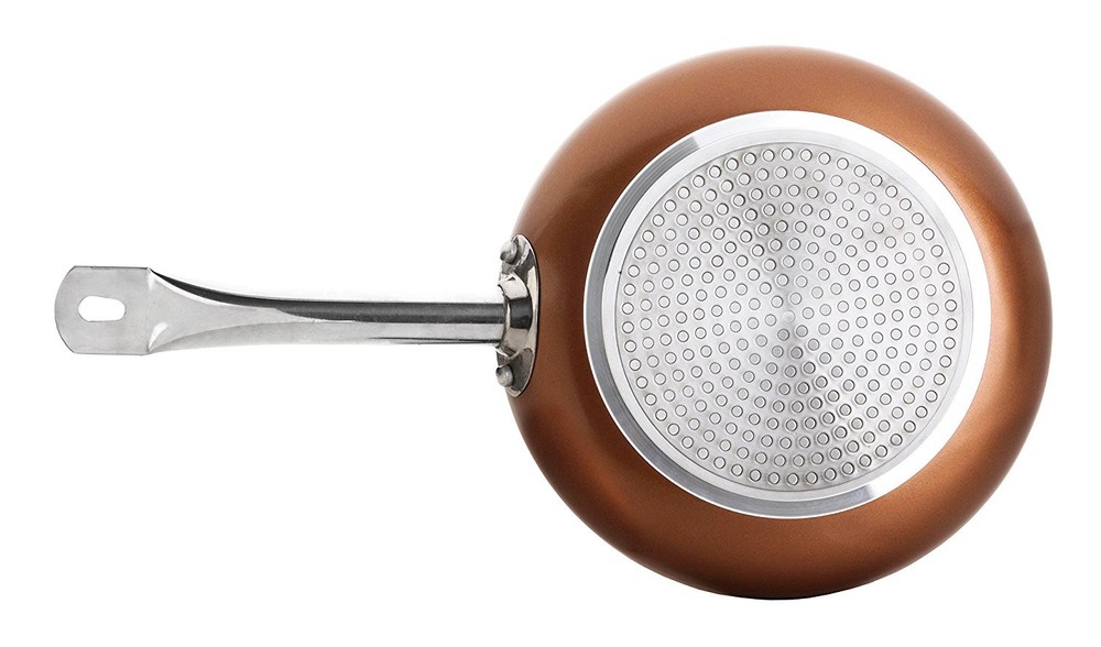 Culinary Edge 7 Piece Ceramic Titanium Copper Nonstick Cookware Set