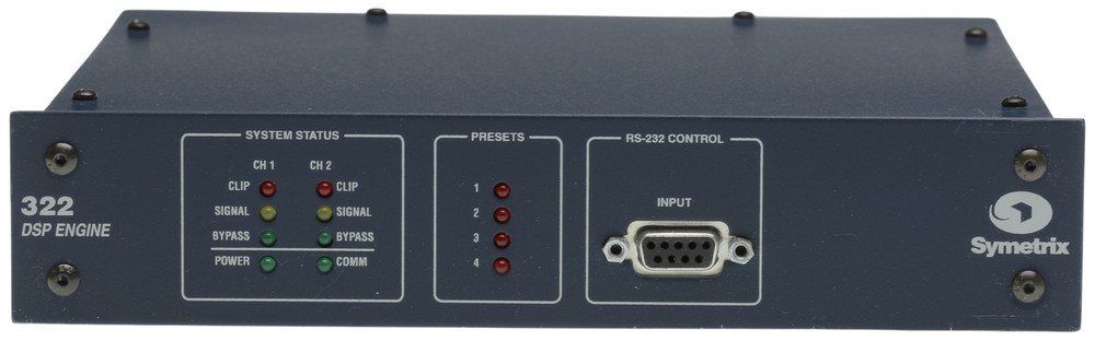 Symetrix 322 DSP Digital Audio Dynamics Processor AGC Auto/Remote Gain Control