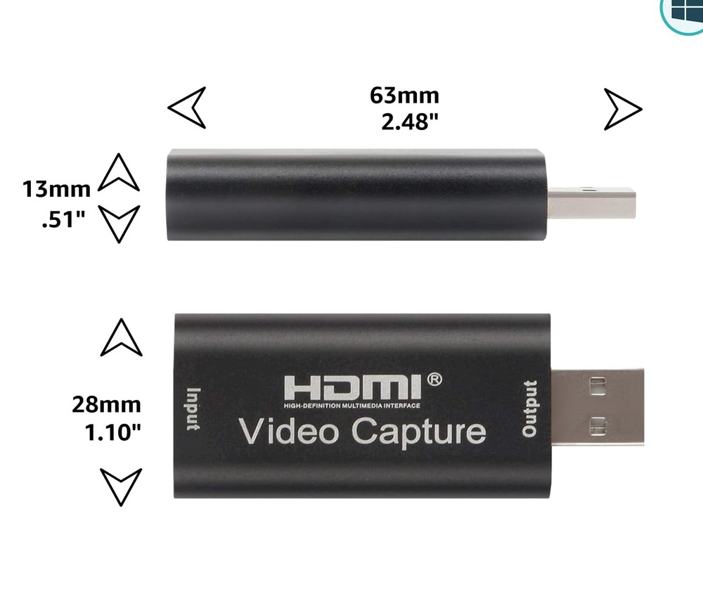 HDMI Video Capture Card USB Streaming Adapter Device