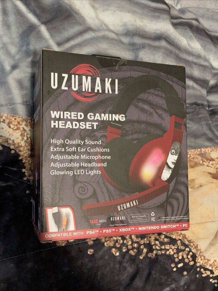 UZUMAKI Wired Gaming Headset LED Multi Compatible Rare Exclusive