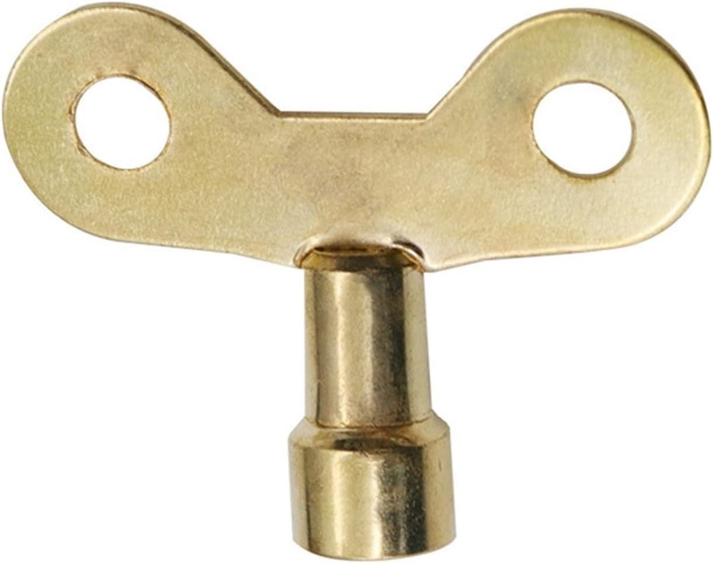 4Pcs Yellow Radiator Plumbing Bleed Bleeding Key Solid Brass