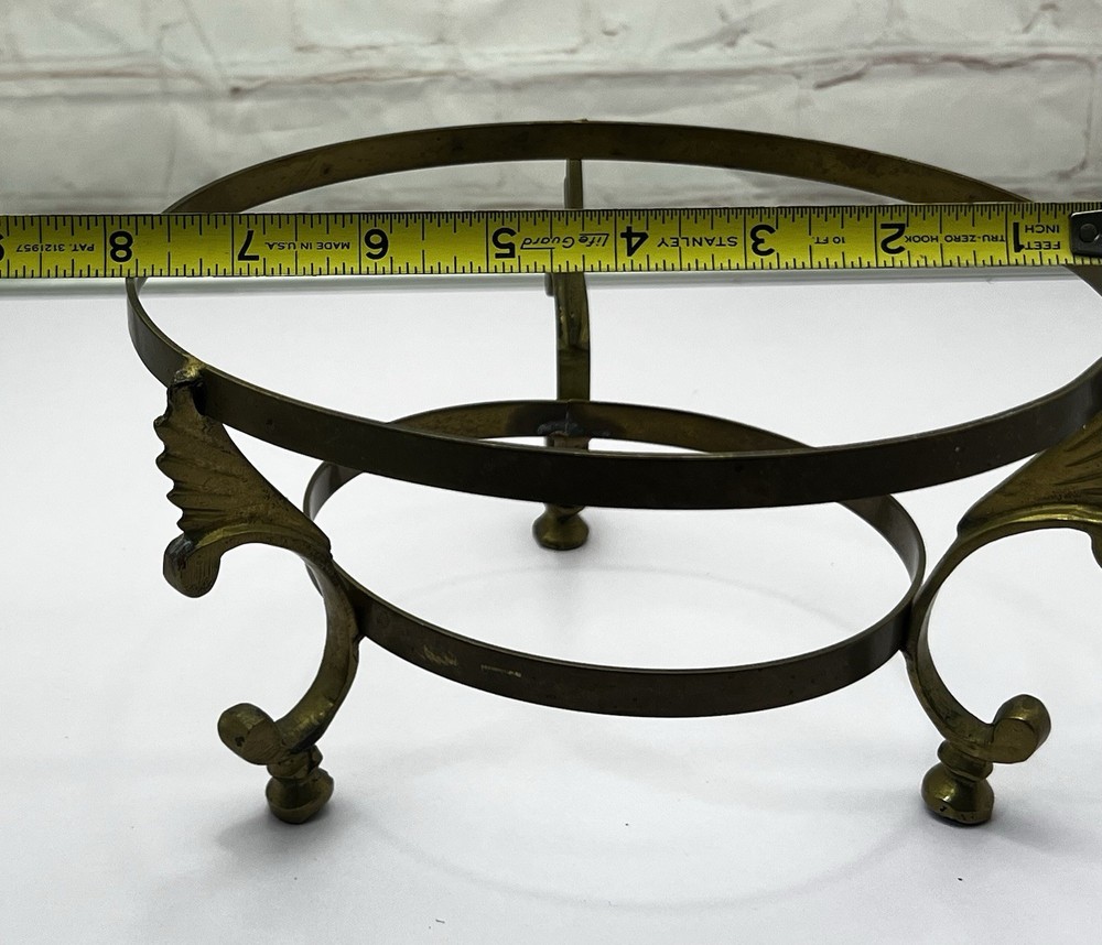 Vintage Victorian Style Brass Bowl Riser