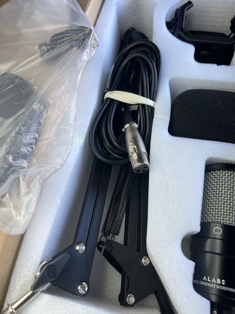 ALABS AC22 Condenser Microphone Set For Creators YouTube Streaming Podcast