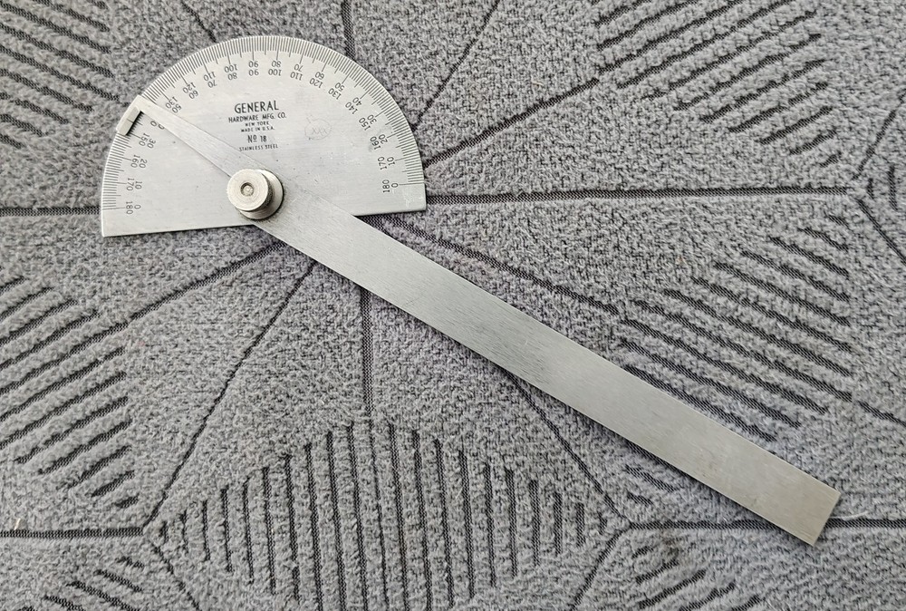 🗽 GENERAL NO 18 PROTRACTOR MACHINIST/ TOOLMAKER