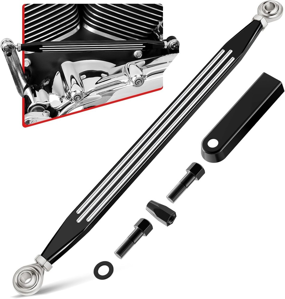 Black Shift Linkage Compatible for Harley Davidson Softail Touring Road King Ele