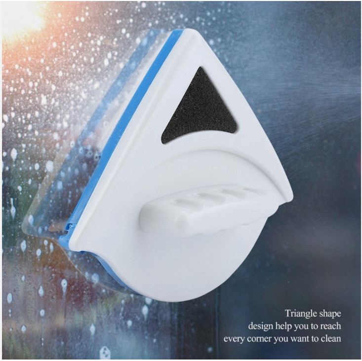 LT Triangle Shape Double Side Magnetic Window Cleaner Glass Wiper