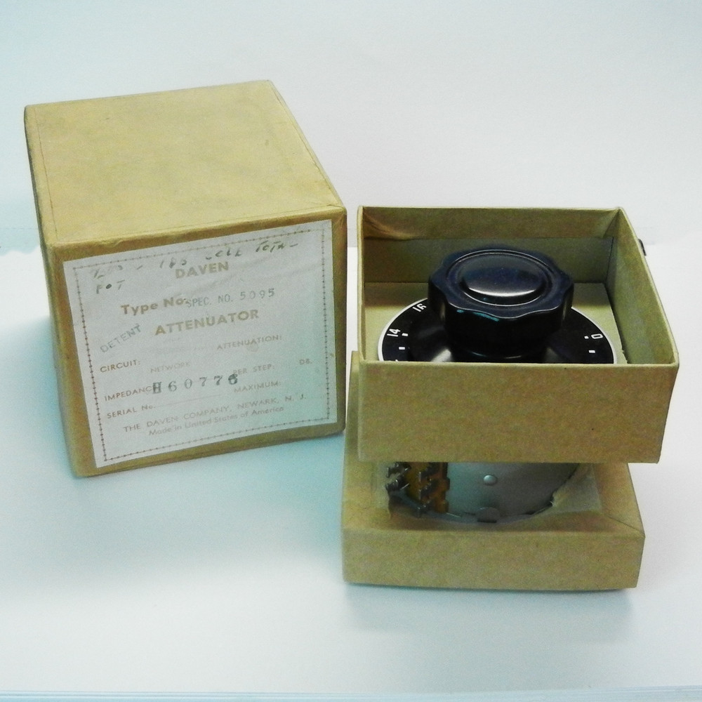 VINTAGE DAVEN SPEC 5095 STEP ATTENUATOR, 20DB MAX, NIB/NOS