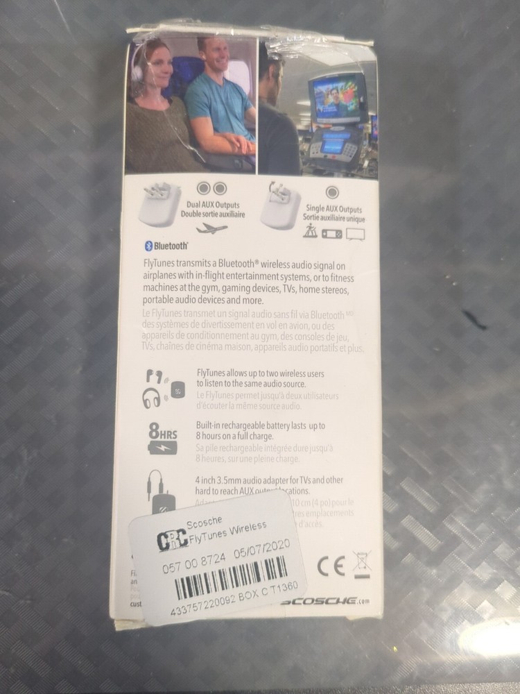 Scosche FlyTunes BTTWT-SP Wireless Audio Transmitter Bluetooth #23