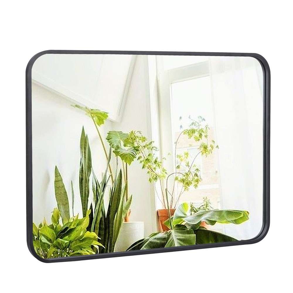 22" x 30" Rectangular Wall Mirror Vanity Mirror Bathroom Durable Metal Frame