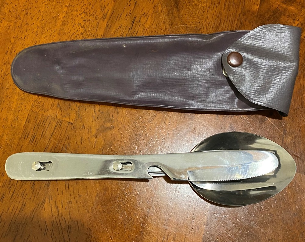 Camping Flatware Combo Fork Knife Spoon Set Back Packer or Boy Scouts 1 Set