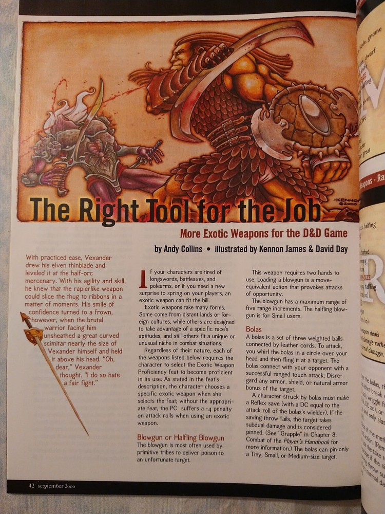 Dungeons and Dragons Dragon Magazine #275 Fine Condition