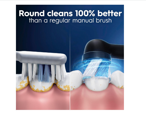 Oral-B iO Ultimate Clean Replacement Brush Heads, 4 Count