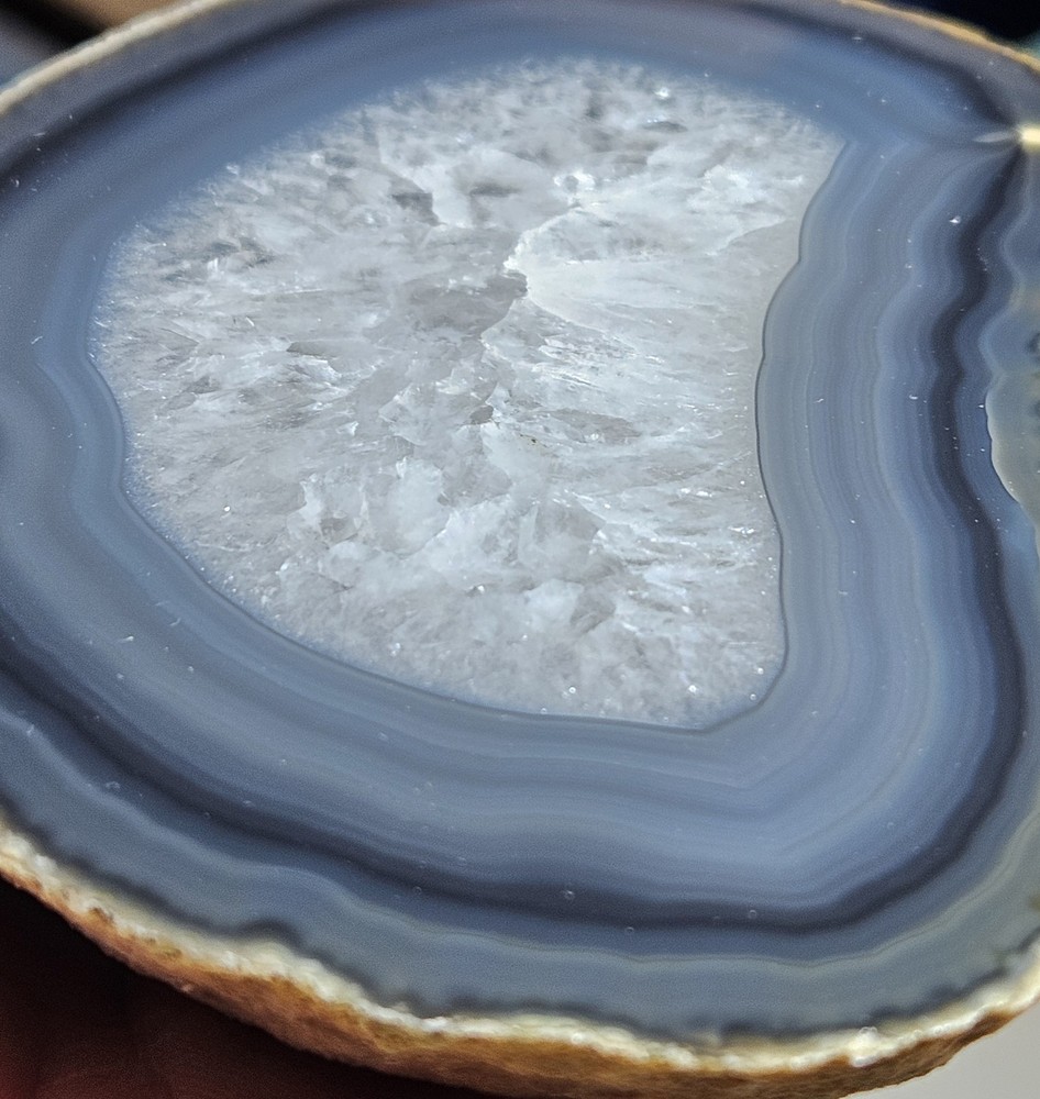 Beautiful Agate Slab Polished 393 Grams