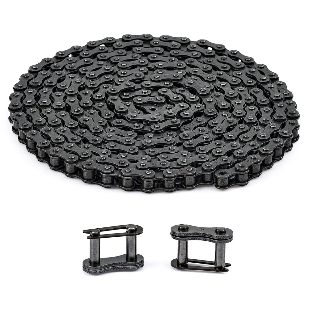 41 Roller Chain for Gate Openers Doors with 2 Links 10ft Gate Chain with 2 Links