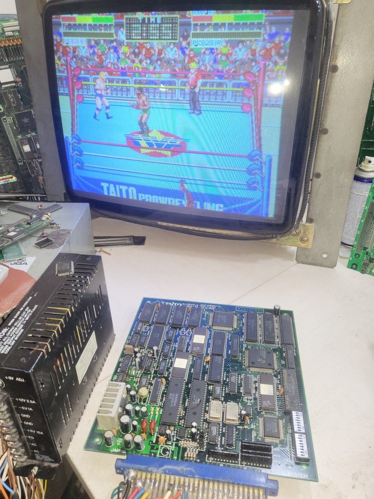 Champion Wrestler arcade game board pcb