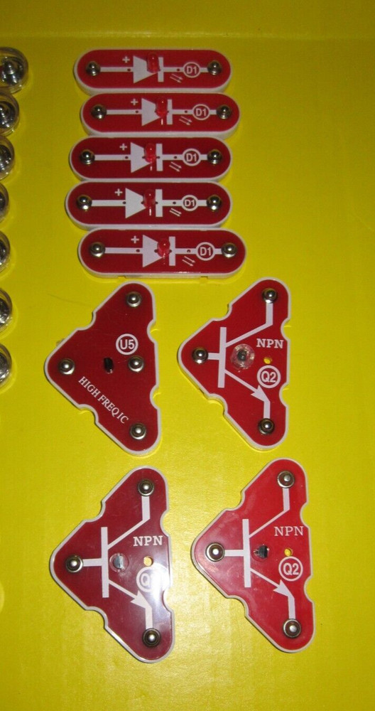 ELENCO Snap Circuits Replacement Part: COMPONENTS lot OF 53 PIECES