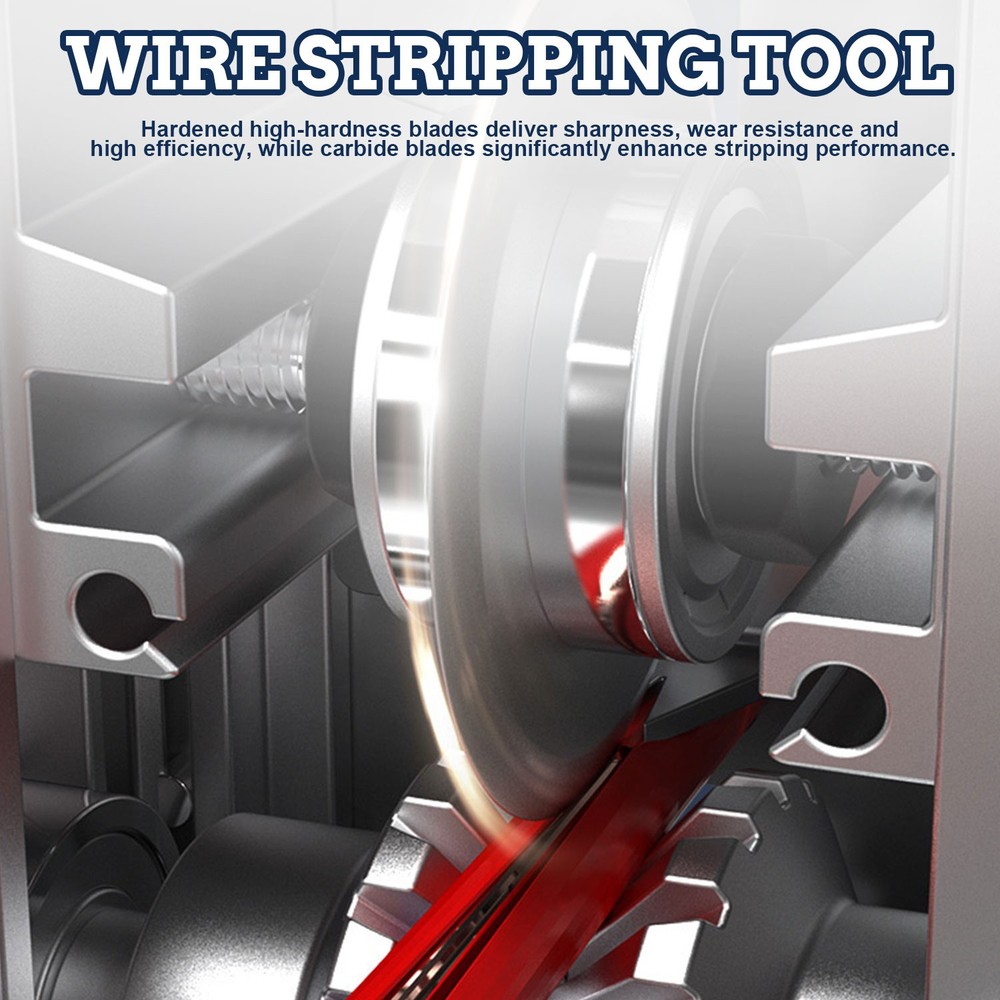 Wire-Stripper Machine Efficient Time-Saving Electric&Manual Wire Stripping Tool